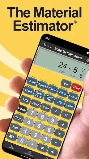 Скриншот 1 — Material Estimator Calculator