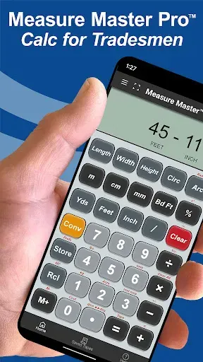 Скриншот 1 — Measure Master Pro Calculator