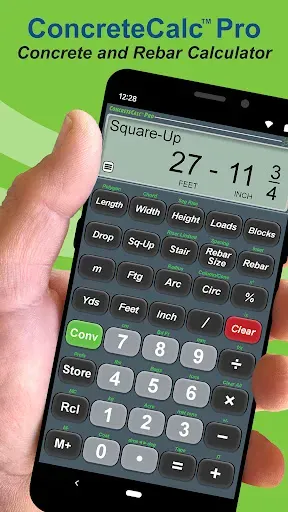 Скриншот 1 — Concrete Calc Pro Calculator