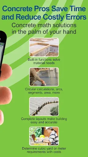 Скриншот 2 — Concrete Calc Pro Calculator