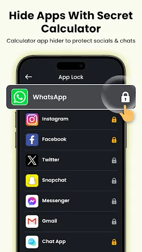 Скриншот 4 — Calculator App Lock - Hide App