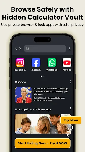 Скриншот 8 — Calculator App Lock - Hide App