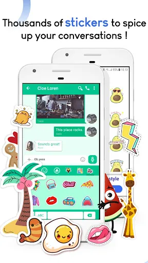 Скриншот 3 — Mood SMS - Сообщения и MMS
