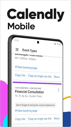 Скриншот 1 — Calendly Mobile