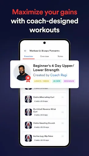 Скриншот 3 — Caliber Strength Training