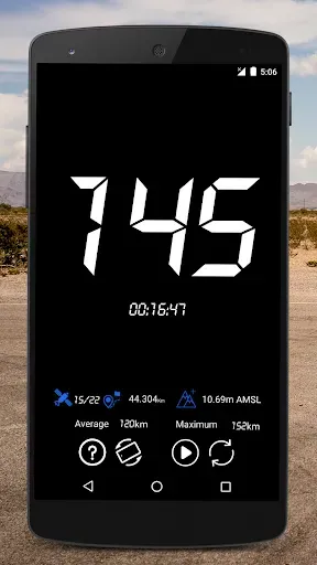 Скриншот 1 — GPS -спидометр: одометр