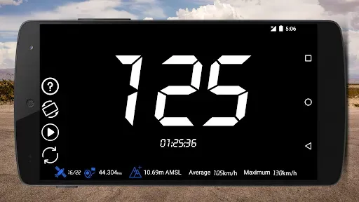 Скриншот 2 — GPS -спидометр: одометр