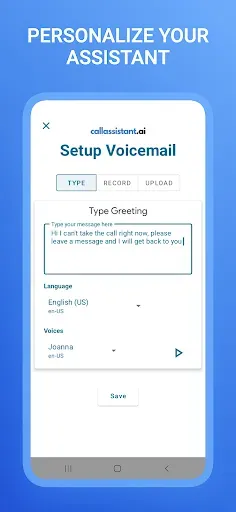 Скриншот 3 — AI Call Assistant & Screener