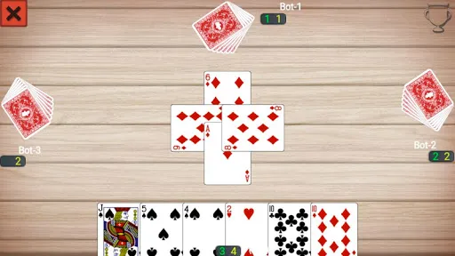 Скриншот 4 — Callbreak Master - Card Game