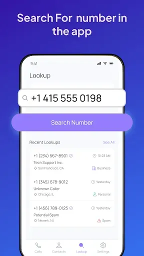 Скриншот 8 — Caller ID: Lookup phone Number