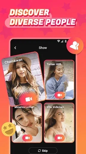 Скриншот 3 — Calling Me - fun video chat