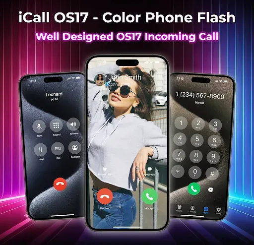 Скриншот 1 — iCall - Phone Dialer Screen