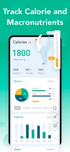 Скриншот 2 — Simple Calorie & Macro Tracker
