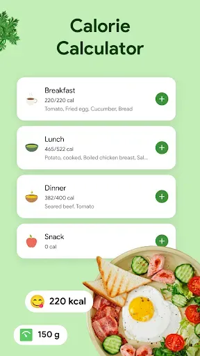 Скриншот 3 — Calora: AI Calorie Counter