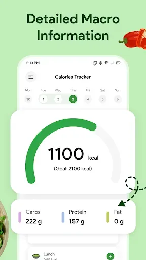 Скриншот 4 — Calora: AI Calorie Counter