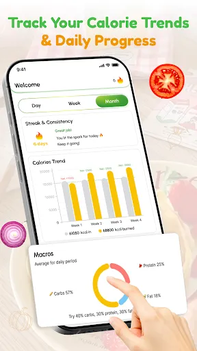 Скриншот 3 — AI Weight & Calorie Tracker