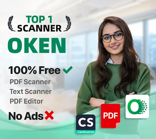 Скриншот 1 — OKEN - CamScanner, PDF scanner