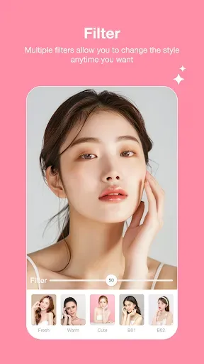 Скриншот 3 — Sweet Selfie Beauty Camera