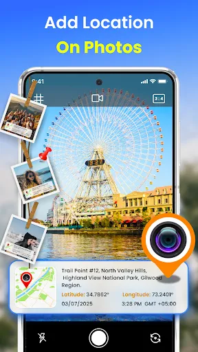 Скриншот 1 — GPS Camera - Photo Location