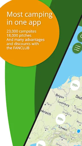 Скриншот 1 — camping.info - The CAMPING APP