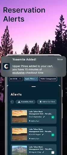 Скриншот 2 — Campsite Tonight-Camping Alert