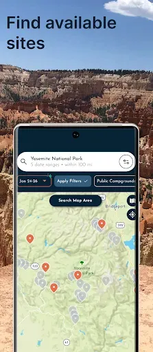 Скриншот 4 — Campsite Tonight-Camping Alert