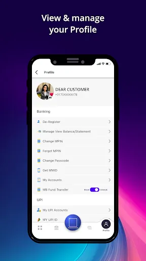Скриншот 3 — Canara ai1- Mobile Banking App