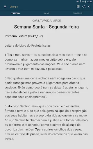 Скриншот 6 — Liturgia Diária - Canção Nova