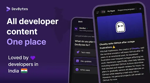 Скриншот 1 — DevBytes-For Busy Developers