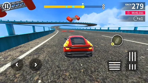 Скриншот 1 — extreme car race master games