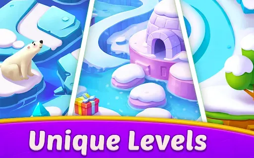 Скриншот 5 — Candy Gems: Match 3 Puzzle