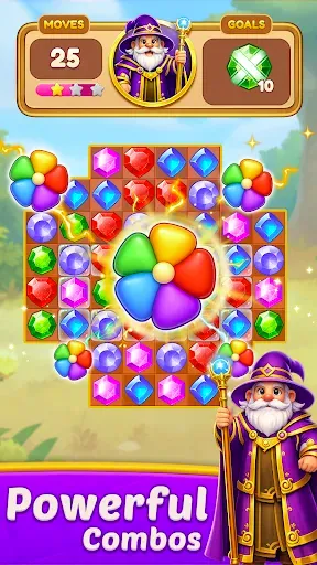 Скриншот 7 — Candy Gems: Match 3 Puzzle