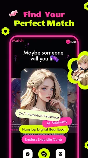 Скриншот 1 — CandyGF: Your Sweet AI Crush