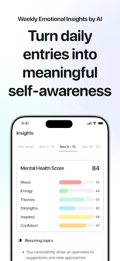 Скриншот 4 — Justly: AI Journal, AI Therapy