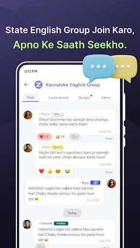 Скриншот 2 — Zinglish: English Speaking App