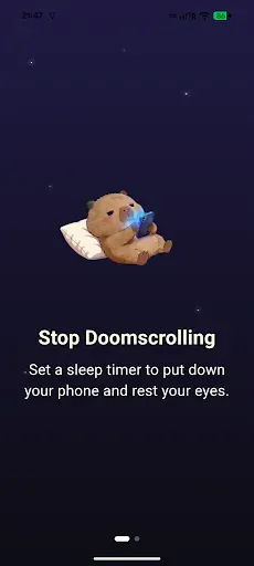 Скриншот 1 — Capy Timer: Focus & Sleep
