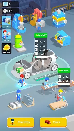 Скриншот 1 — Car Assembly Simulator