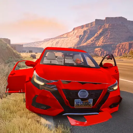 Скриншот 1 — Beam drive car crash test