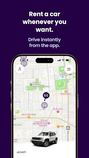 Скриншот 1 — Free2move | Car Share & Rental
