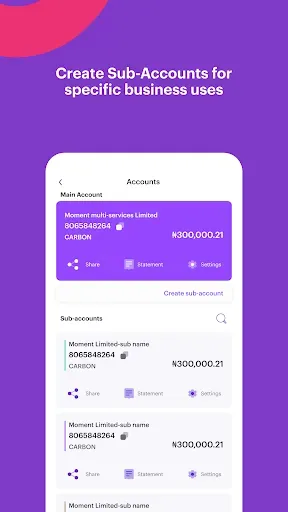 Скриншот 6 — Carbon: A.I Business Banking