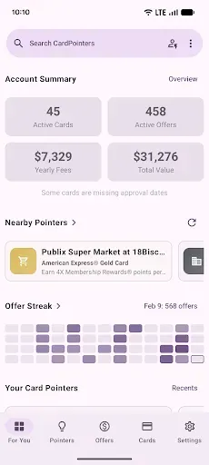 Скриншот 1 — CardPointers: Maximize Rewards