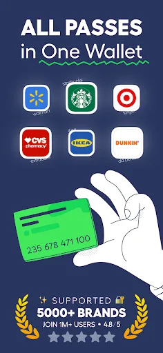 Скриншот 1 — Wallet - Digital Wallet Card