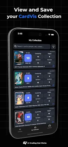 Скриншот 4 — CardVis - AI Card Grading