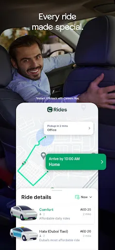 Скриншот 7 — Careem: Taxi, Food & Delivery