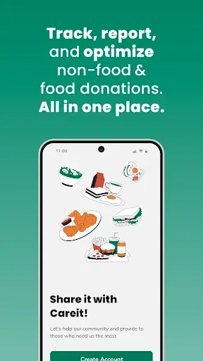 Скриншот 1 — Careit Food Donation & Rescue