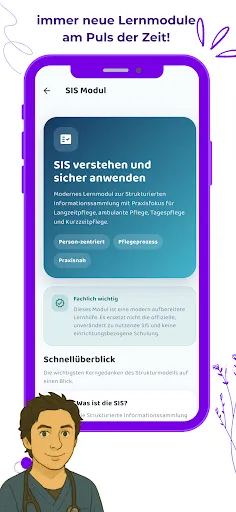 Скриншот 2 — Pflege Quiz: Lernen & Prüfung
