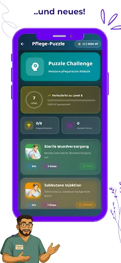 Скриншот 7 — Pflege Quiz: Lernen & Prüfung