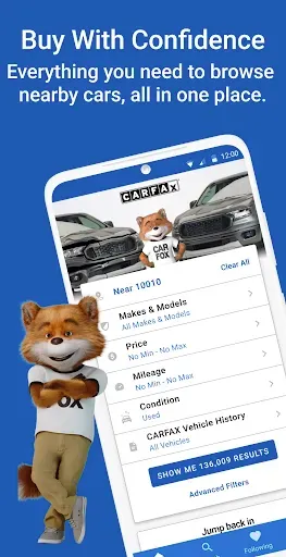 Скриншот 1 — CARFAX - New & Used Cars