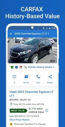Скриншот 4 — CARFAX - New & Used Cars