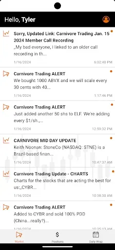Скриншот 8 — Carnivore Trading